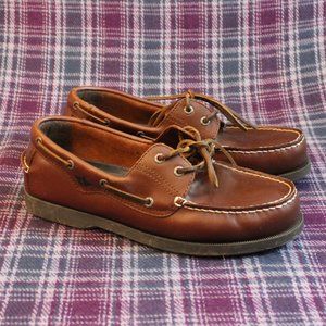Docker's Leather Upper Vargas Boat Shoes Size 9.5W Men's